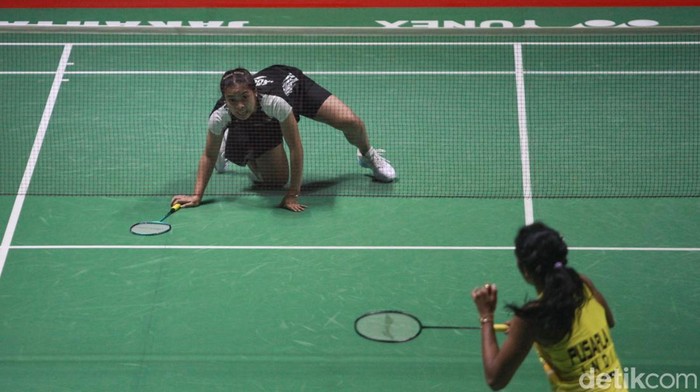 Jatuh Bangun Gregoria Mariska Lawan Pusarla Sindhu Jatuh Bangun Gregoria Mariska Lawan Pusarla Sindhu