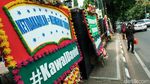 Karangan Bunga Kawal David Berjejer, Sentil Mario Dandy Penguasa Jaksel