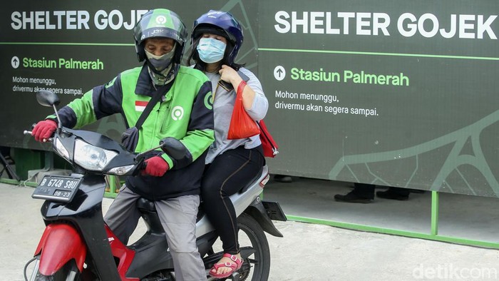 Gojek Indonesia meresmikan Shelter Goride Instant di Palmerah, Jakarta. Shelter itu menurunkan tingkat kemacetan di kawasan tersebut.