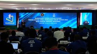 Ketua MK Anwar Usman menjelaskan Bimbingan Teknis Hukum Acara Peselisihan Hasil Pemilu 2024 ini adalah untuk menyukseskan seluruh tahapan Pemilu yang akan datang.