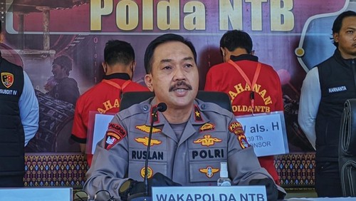 Waka Polda NTB sekaligus Ketua Satgas TPPO NTB Brigjen Ruslan Aspan.