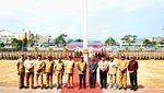 Momen Pelepasan Ribuan Praja Magang di Majalengka