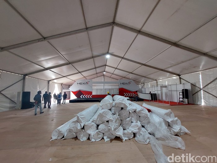 Persiapan pameran helikopter, Heli Expo Asia
