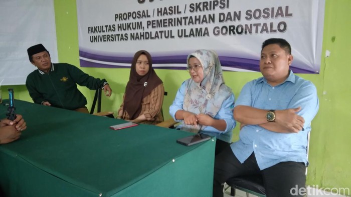 Pihak kampus UNUGO memberi klarifikasi terkait pungli yang dilakukan oknum dosen seperti yang dituduhkan mahasiswa saat berunjuk rasa.