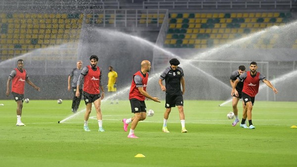 Potret Latihan Timnas Palestina Jelang FIFA Matchday Lawan Indonesia