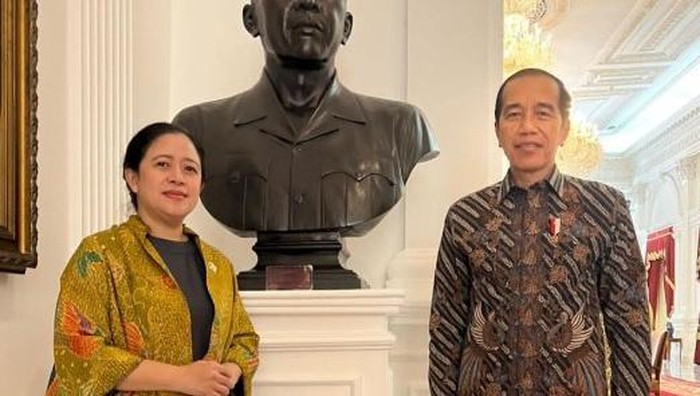 Puan bertemu Jokowi di Istana Merdeka hari ini.