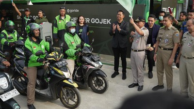 Resmikan Shelter Palmerah, Gojek-Pemprov DKI Dorong Integrasi Transportasi