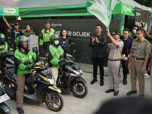 Resmikan Shelter Palmerah, Gojek-Pemprov DKI Dorong Integrasi Transportasi