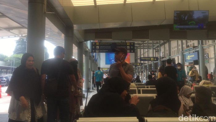 Suasana Stasiun Pasar Senen. (Fariz/detikcom)