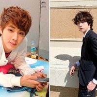 Jin BTS punya rambut bervolume sejak debut dengan album 2 COOL 4 SKOOL. Begini penampilannya saat syuting video klip The Astronaut sebelum berangkat wamil. Foto: dok. Facebook BTS