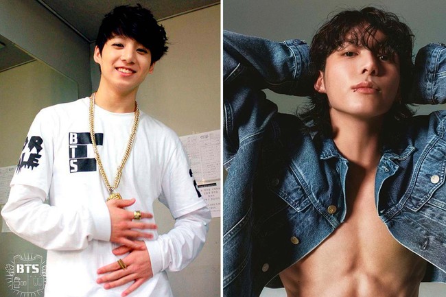 Jungkook adalah personel termuda BTS yang membuat penggemar gemas dengan gigi kelincinya. Namun kini punya banyak tindikan dan tato di sekujur tubuhnya. Foto: dok. Facebook BTS