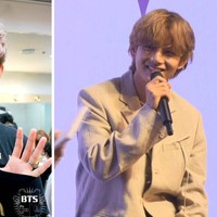 V BTS masih berusia 17 tahun saat debut dan sering memakai riasan mata tebal. Pemilik nama asli Kim Taehyung itu belum lama mewarnai rambutnya pirang. Foto: dok. Facebook BTS