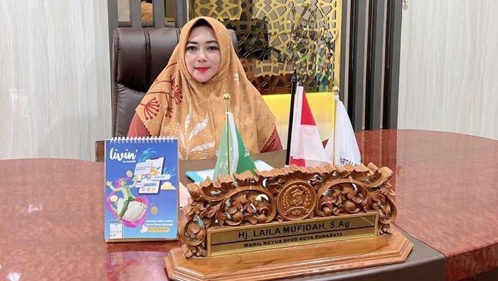 Wakil Ketua DPRD Surabaya Laila Mufidah.
