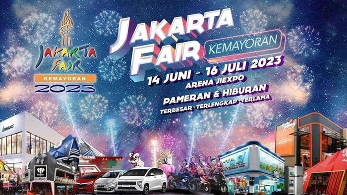 Jakarta Fair atau Pekan Raya Jakarta (PRJ) 2023 digelar di JIEXPO, Kemayoran mulai 14 Juni - 16 Juli 2023. Simak informasi cara beli tiket PRJ Kemayoran 2023!