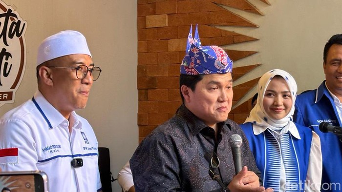 Erick Thohir ketemu Zulhas di Surabaya