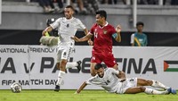 Laga Indonesia vs Palestina digelar di Stadion Gelora Bung Tomo, Rabu (14/6/2023).