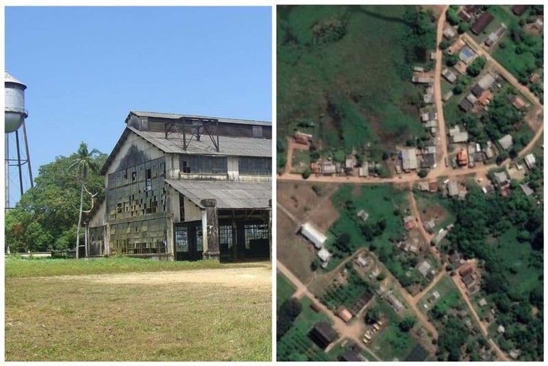 Foto satelit tempat terbengkalai