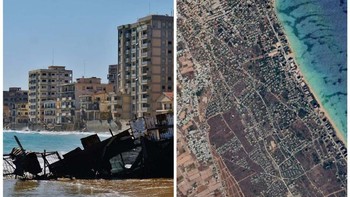 Pada tahun 1974, resor yang pernah berkembang pesat bernama Varosha di pinggiran Famagusta, Siprus, diserang oleh pasukan Turki. Disebut Maras dalam bahasa Turki, kota (dan seluruh Siprus utara) direbut dari Yunani dan sekitar 15.000 penduduk tersisa. Turki mengumumkan pembukaan kembali sebagian Varosha pada tahun 2021, tetapi hanya karena terus menentang permintaan PBB untuk mengembalikan daerah itu kepada penduduk aslinya - Siprus Yunani. Foto: Ranker