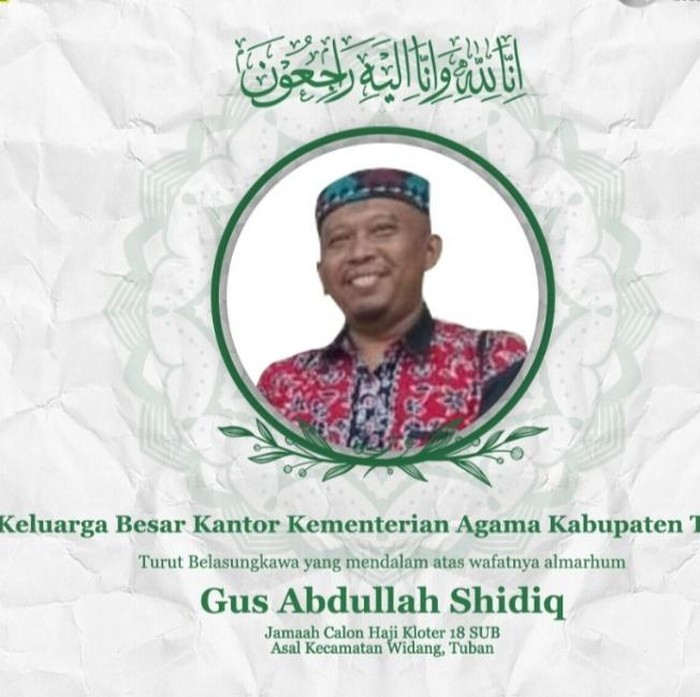 jemaah haji tuban meninggal dunia di mekkah