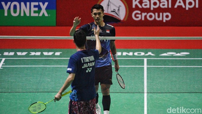 Jojo Melaju ke 16 Besar Indonesia Open 2023 Jonatan Christie berhasil ke babak 16 besar Indonesia Open 2023, Rabu (14/6). Jojo melaju usai mendepak wakil Jepang, Kanta Tsuneyama.