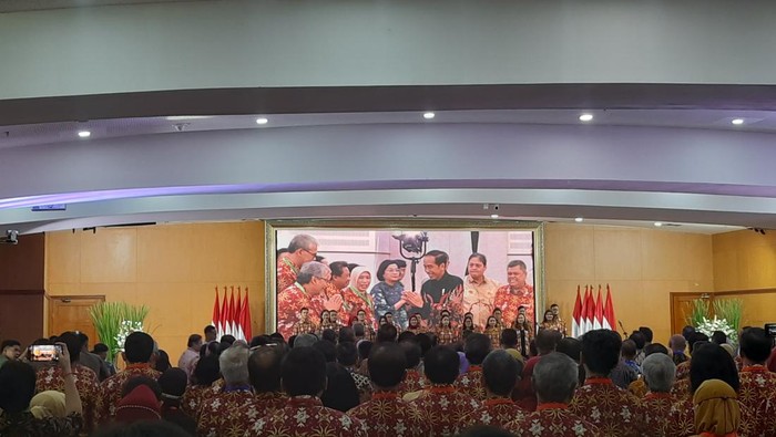 Jokowi hadiri rakornas di BPKP (Kanavino-detikcom)