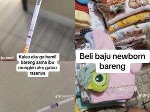 Viral Ibu dan Anak Ini Hamil Bareng, Begini Kisahnya