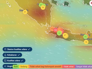 5 Kota Paling Berpolusi di Jawa Barat Pagi Ini