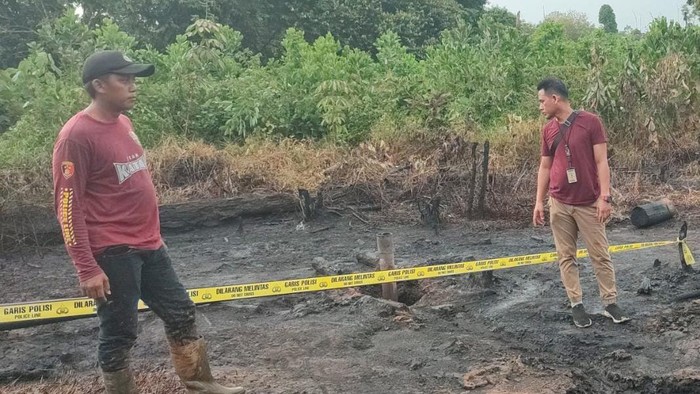 Lokasi sumur minyak yang terbakar di Musi Banyuasin. (Foto Istimewa)