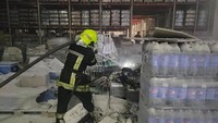 Dalam serangan itu sedikitnya telah menewaskan tiga orang dan melukai 13 orang lainnya, kata militer Ukraina. Ukrainian Armed Forces/REUTERS  