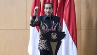 Presiden Joko Widodo memberikan arahan saat pembukaan Rapat Koordinasi Nasional Pengawasan Intern (Rakornas Wasin) 2023 di Jakarta.