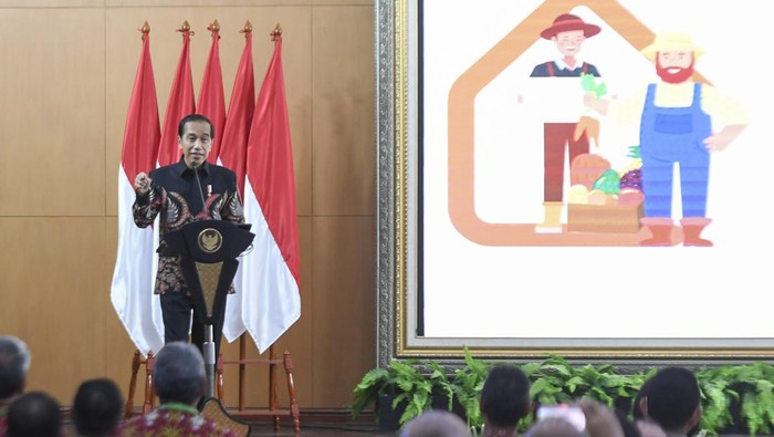 Presiden Joko Widodo memberikan arahan saat pembukaan Rapat Koordinasi Nasional Pengawasan Intern (Rakornas Wasin) 2023 di Jakarta, Rabu (14/6/2023). Badan Pengawasan Keuangan dan Pembangunan (BPKP) menggelar Rakornas Wasin 2023 bertema Kawal Produktivitas untuk Transformasi Ekonomi.