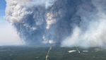 Ngerinya Asap Kebakaran Hutan di Kanada