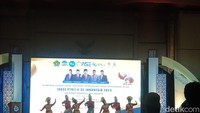 Acara pembukaan diisi berbagai pertunjukan mahasiswa, mulai dari tari persembahan, tarian robotik, dan persembahan Himpunan Qari dan Qariah Mahasiswa (Hiqma) UIN Jakarta. Foto: UIN Jakarta