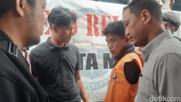 Pelaku pembunuhan siswi SMA di Mamuju. detikcom/Hafis Hamdan