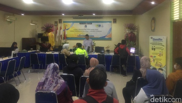 Posko PPDB Jakarta 2023. (Muhammad Fariz At Thariqi/detikcom)