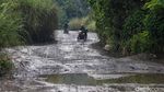 Potret Jalan Rusak Parah di Kabupaten Bogor