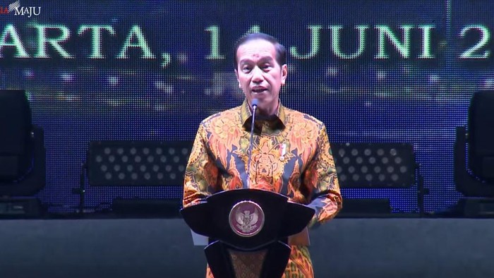 Presiden Jokowi membuka Jakarta Fair 2023