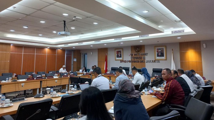 Rapat di Komisi B DPRD DKI (Anggi-detikcom)