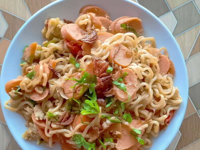 Resep Bakmi Goreng Sosis