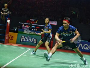 Rinov/Mentari Kalahkan Ganda Campuran Prancis