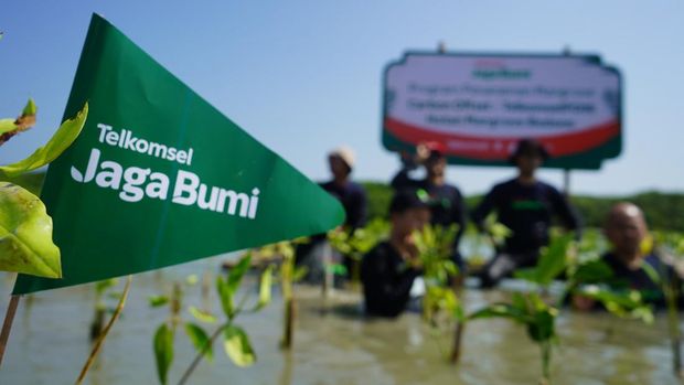 Telkomsel Jaga Bumi. Telkomsel Jaga Bumi. (Dok. Telkomsel)