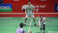 Hendra/Ahsan masih menunggu lawan di babak 16 besar. Pemenang duel antara Pramudya Kusumawardana/Yeremia Erich Yoche Yacob Rambitan dengan Ben Lane/Sean Vendy yang dihadapi The Daddies.