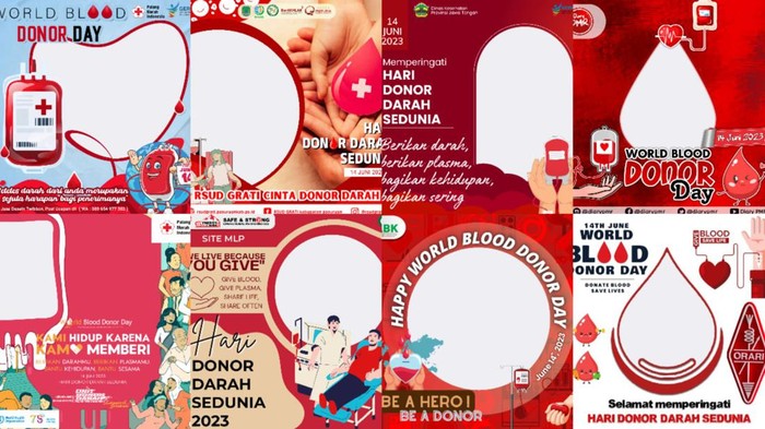 Twibbon Hari Donor Sedunia 2023.