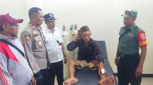 Anak membacok ayah kandungnya dengan parang perkara sebidang tanah di Kampung Tehek, Desa Pacar, Manggarai Barat, NTT.