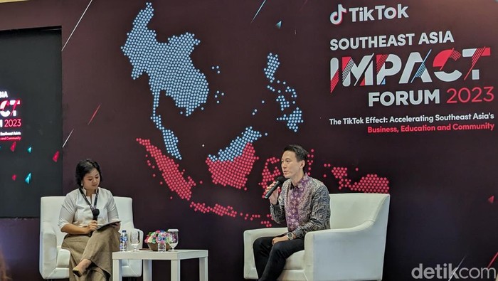 CEO TikTok Shou Zi Chew di Jakarta