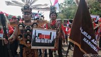 Geruduk Jakarta, Warga Dayak Minta Dilibatkan Dalam Pembangunan IKN