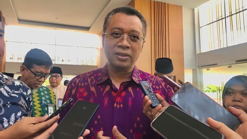 Gubernur Nusa Tenggara Barat (NTB) Zulkieflimansyah di Hotel Aruna, Lombok Barat, Kamis (15/6/2023).