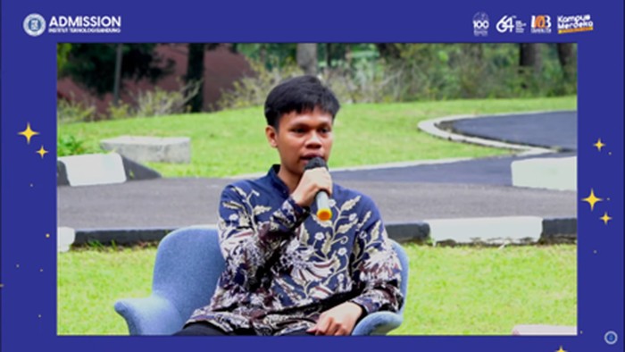 Henrikus Williams Ko’o penerima beasiswa ADIK berasal dari Nusa Tenggara Timur yag berkuliah di ITB