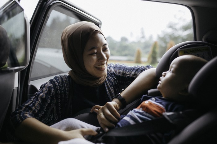 Ilustrasi Car Seat untuk Bayi