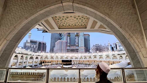 Ilustrasi Masjidil Haram di Mekkah